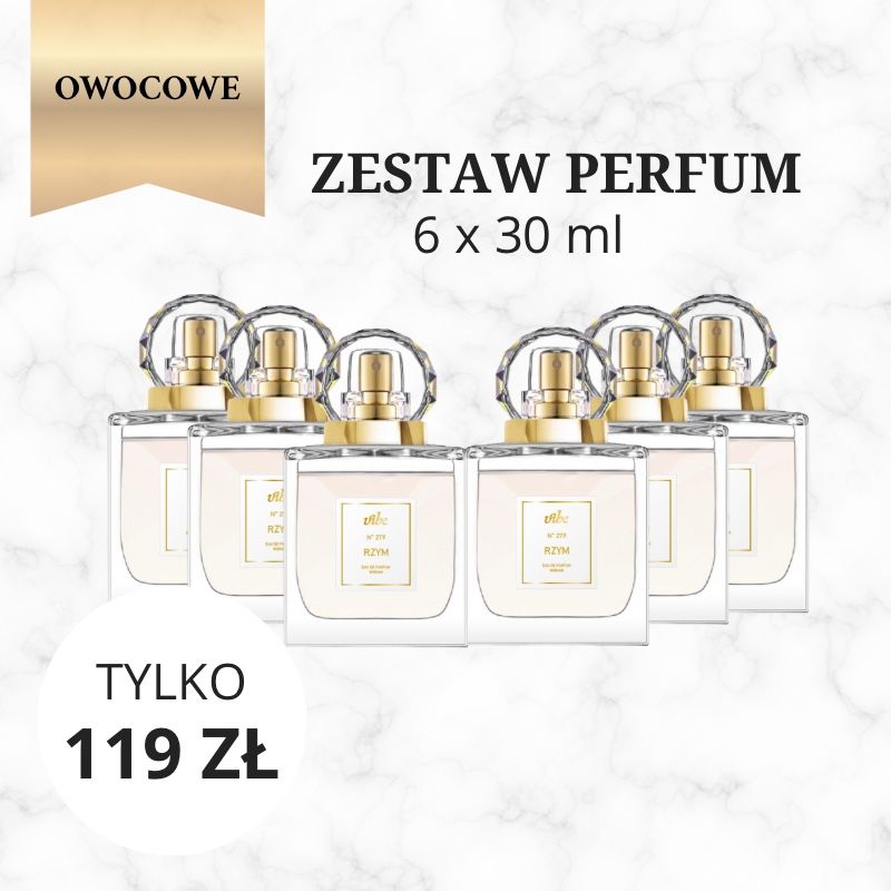 Zestaw Perfum 5+1 GRATIS - OWOCOWE